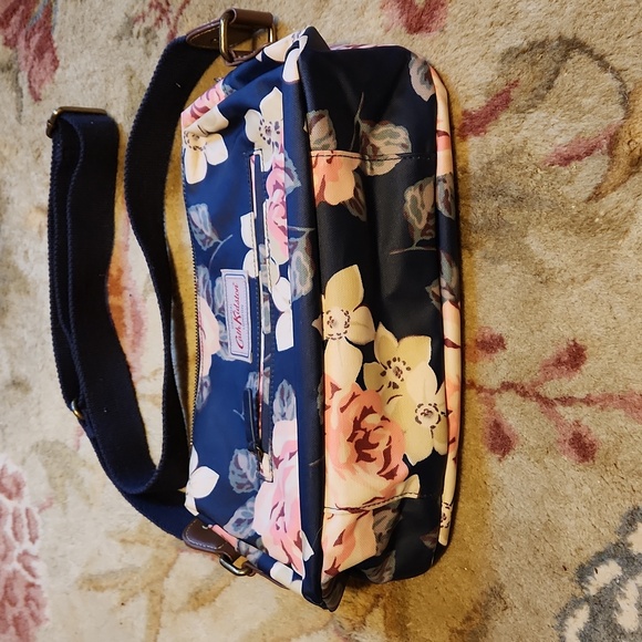 CATH KITSON matte oilcloth forest bunch navy waistbag - Picture 3 of 10